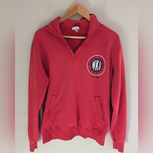 WKU Collegiate Red Quarter-Zip Pullover Sweater Size M